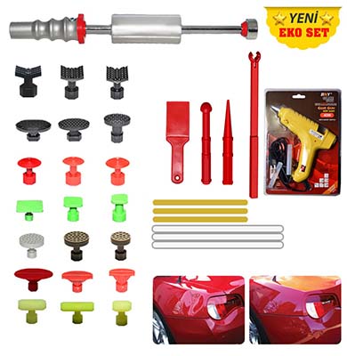 Pdr boyasız göçük düzeltme eco set